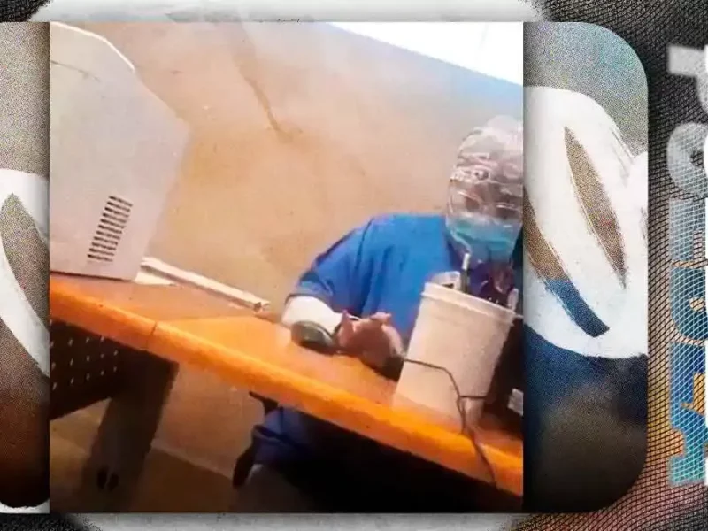 Usuario exhibe en video maltrato de trabajadora del IMSS en Hospital Carmen Serdán en Puebla