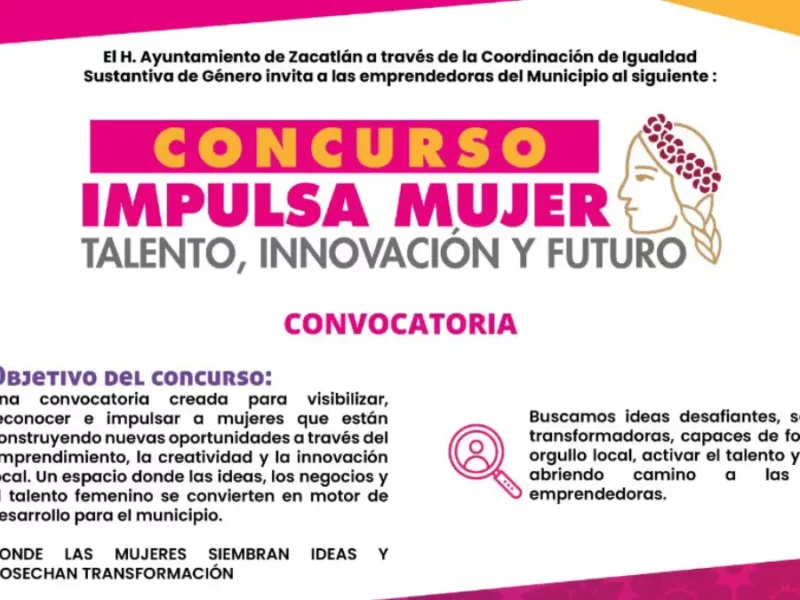 ¿Eres mujer emprendedora? Participa en el concurso “Impulsa Mujer: Talento, Innovación y Futuro”