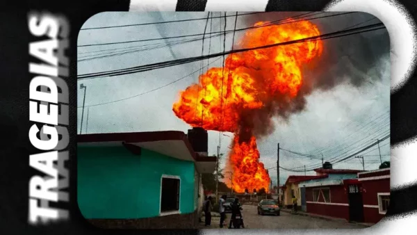 Pipa de huachicol explota cerca de escuela en Tepeaca, Puebla; evacúan alumnos y hay tres heridos
