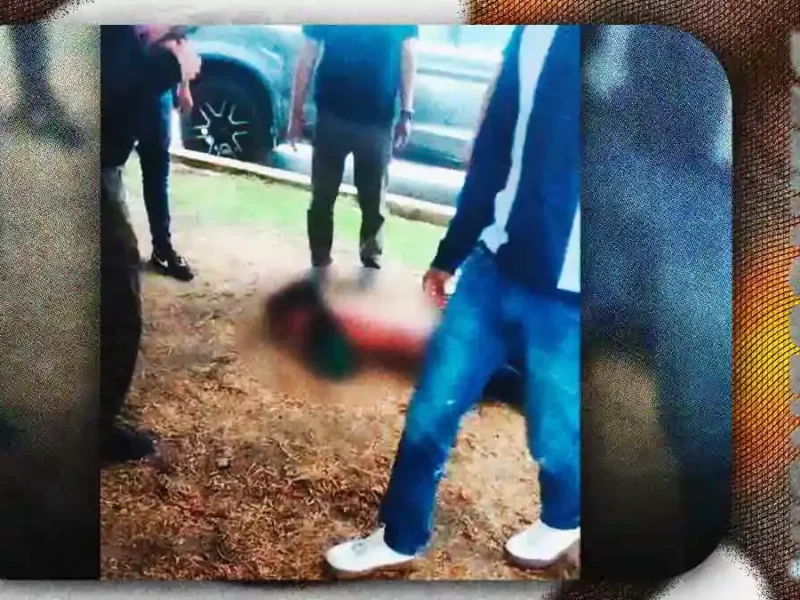 Detienen a dos presuntos asaltantes de transporte público en el Entronque de Amalucan, Puebla