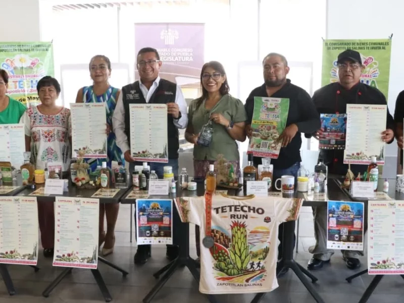 Presentan en el Congreso del Estado el Festival de la Tetecha 2026