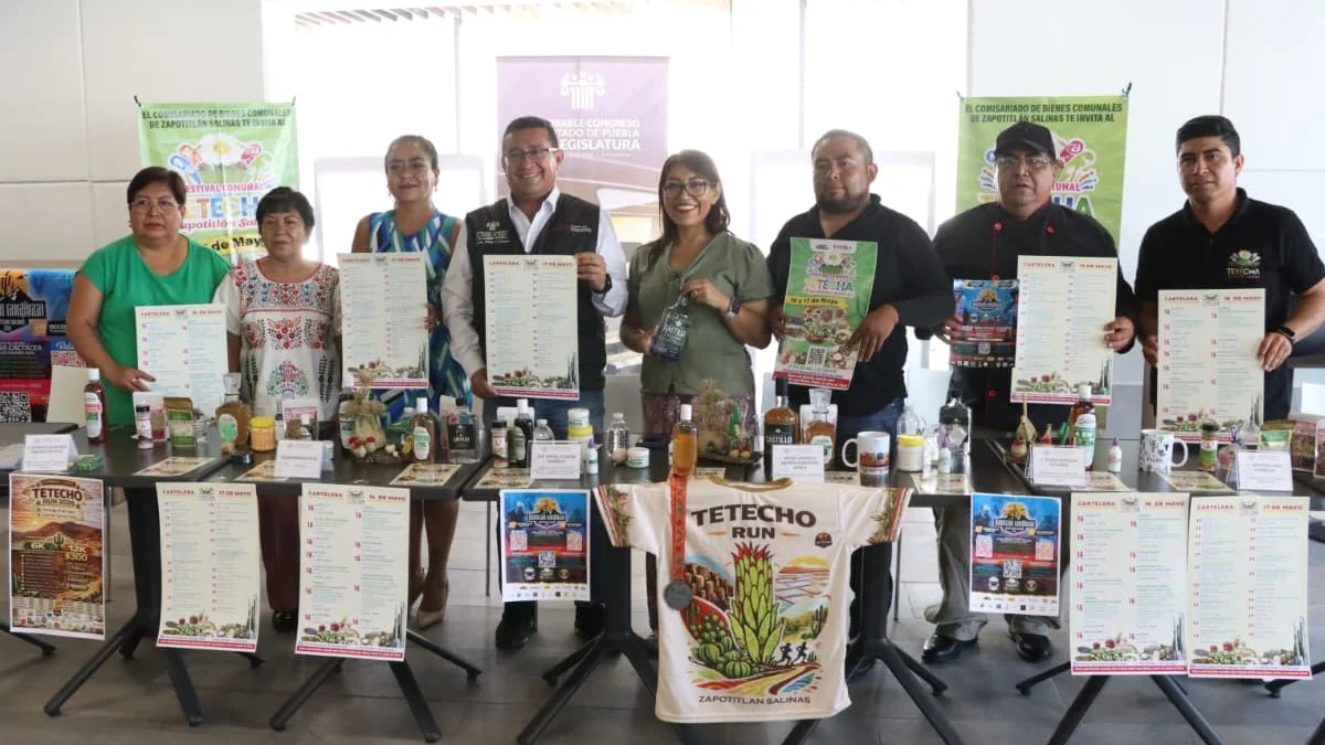 Presentan en el Congreso del Estado el Festival de la Tetecha 2026
