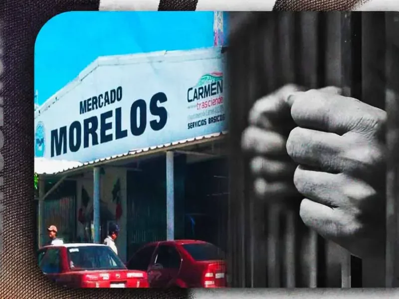 Dan cuatro años de cárcel a extorsionadores del Mercado Morelos, Puebla