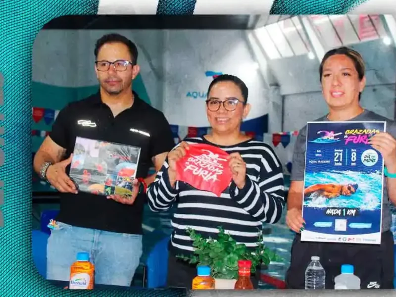 Aqua Madero y Furia México presentan evento de natación “Brazadas con furia” Puebla   