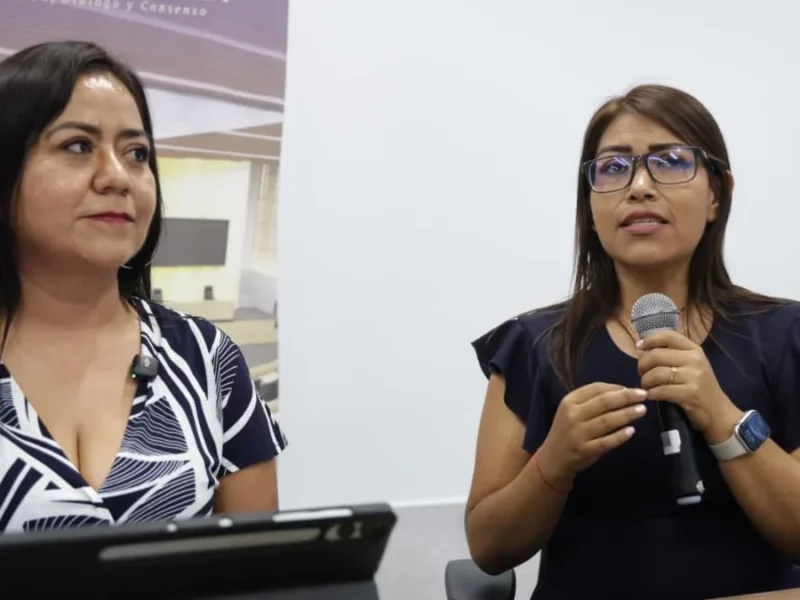 Congreso de Puebla instala dispensadores de toallas femeninas, anuncia la diputada Celia Bonaga