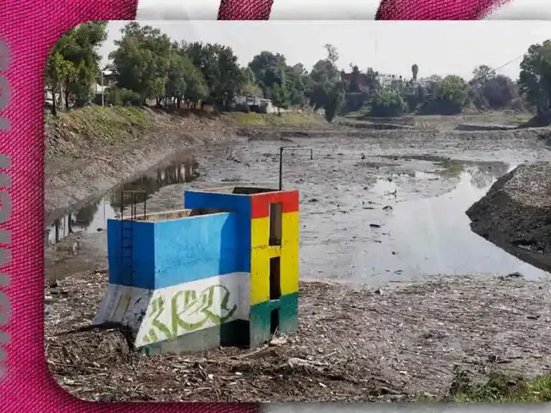Limpia Puebla retira más de mil objetos en vaso regulador Puente Negro para evitar inundaciones