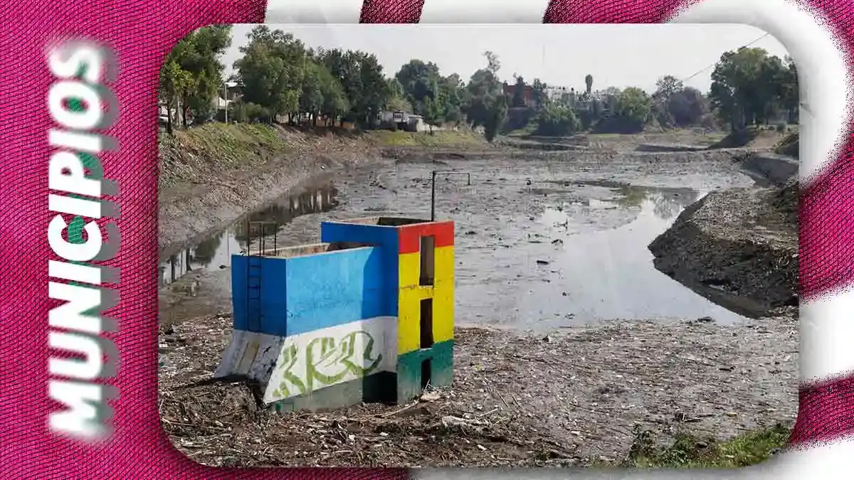 Limpia Puebla retira más de mil objetos en vaso regulador Puente Negro para evitar inundaciones