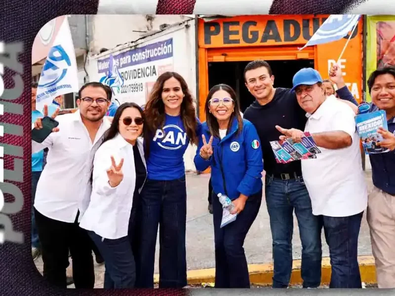 Tras prohibición de bardas en Puebla, Genoveva Huerta muda estrategia electoral al volanteo rumbo a 2027