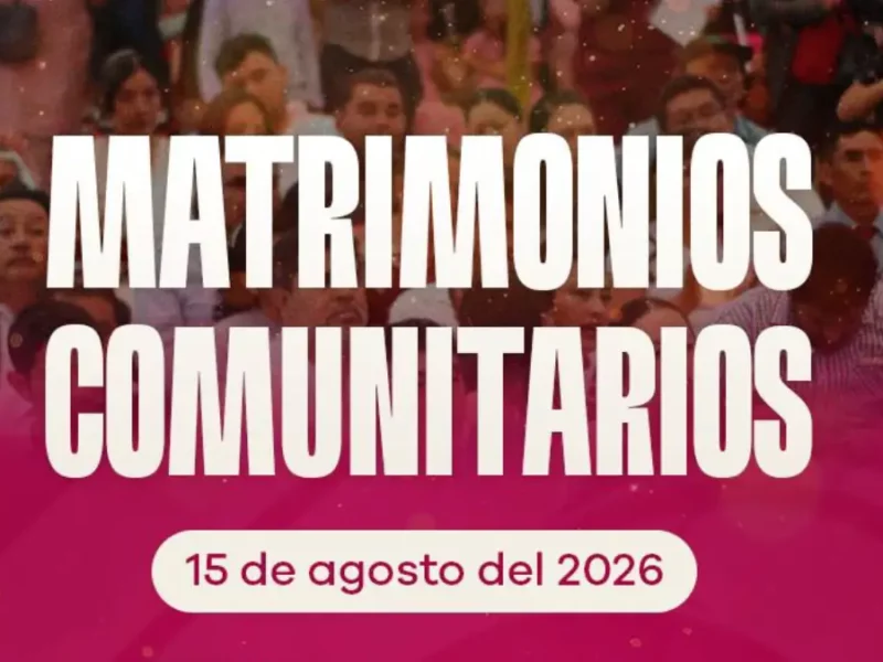 Tecamachalco invita a Matrimonios Comunitarios 2026