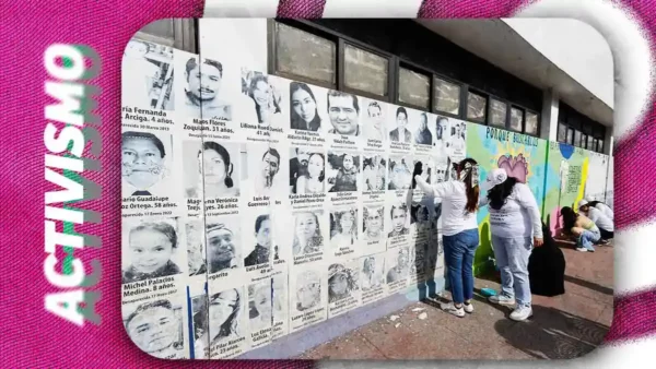 Voz de los Desaparecidos Puebla organiza manifestación en Estadio Cuauhtémoc previo al partido España vs Perú