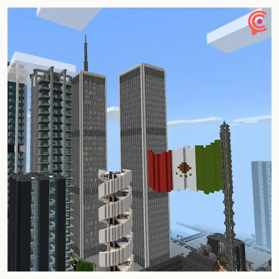 Recrean monumentos antiguos y edificios modernos de Puebla en Minecraft