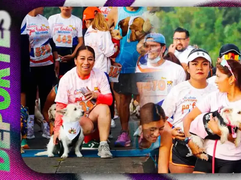 Tercera edición de la carrera “Pa´todas las razas” se realizó en San Andrés Cholula