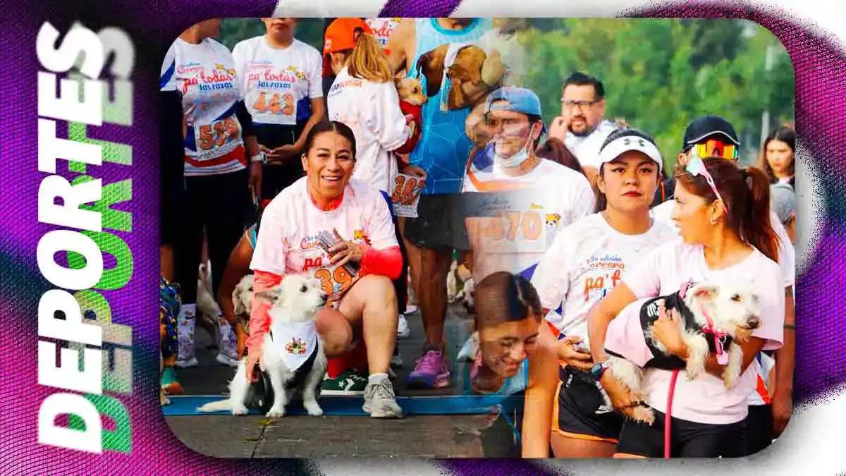 Tercera edición de la carrera “Pa´todas las razas” se realizó en San Andrés Cholula