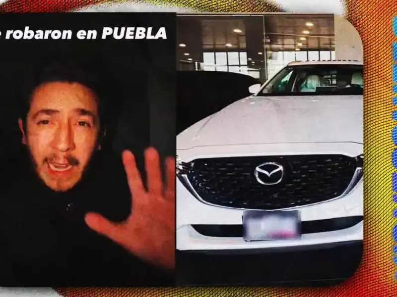 Influencer Eloy Rojas denuncia robo de su camioneta en Puebla; pide ayuda para localizarla