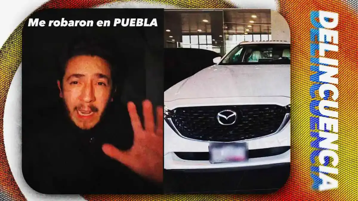 Influencer Eloy Rojas denuncia robo de su camioneta en Puebla; pide ayuda para localizarla