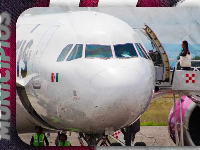 Despega primer vuelo Volaris Puebla-Los Ángeles; buscan construir hotel y centro comercial cerca del aeropuerto