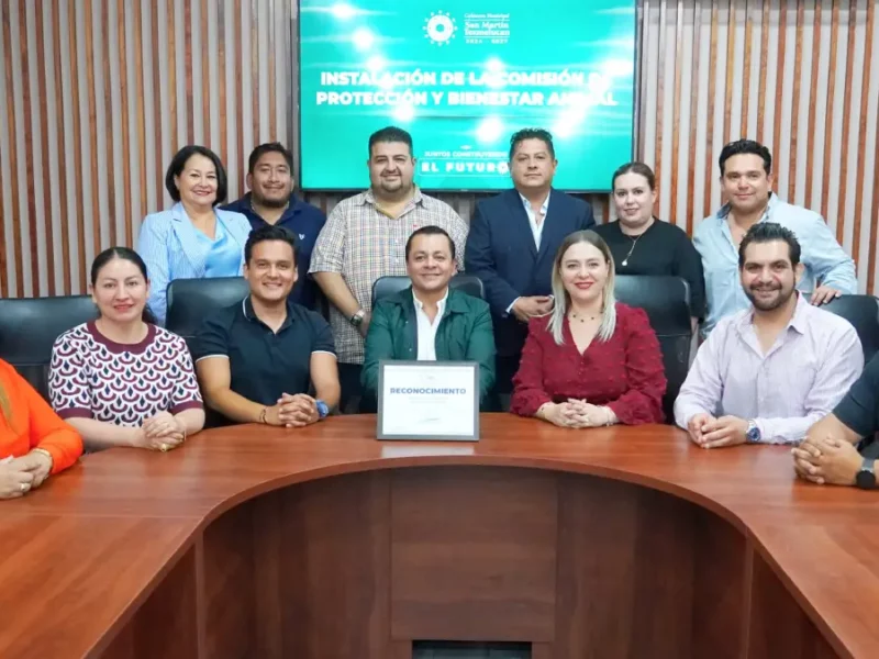 Texmelucan, primer municipio del estado en instalar la Comisión de Bienestar y Protección Animal