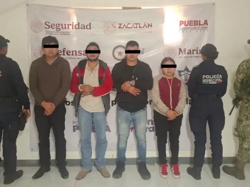 Policía de Zacatlán y FGE desmantelan banda de robo a casa-habitación
