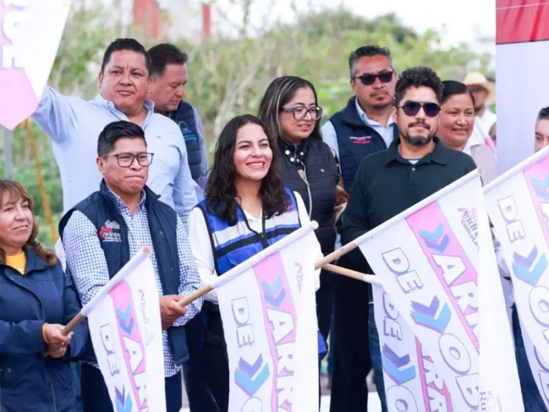 Consolida Lupita Cuautle la infraestructura básica en San Andrés Cholula