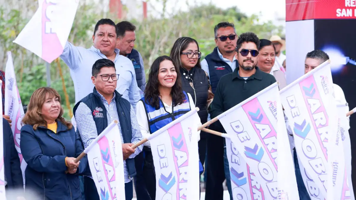 Consolida Lupita Cuautle la infraestructura básica en San Andrés Cholula