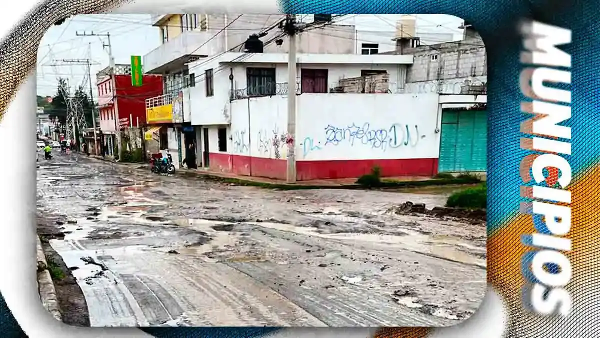 Lluvias agravan el deterioro del Camino Viejo a Balcones; Ayuntamiento de Puebla anuncia rehabilitación