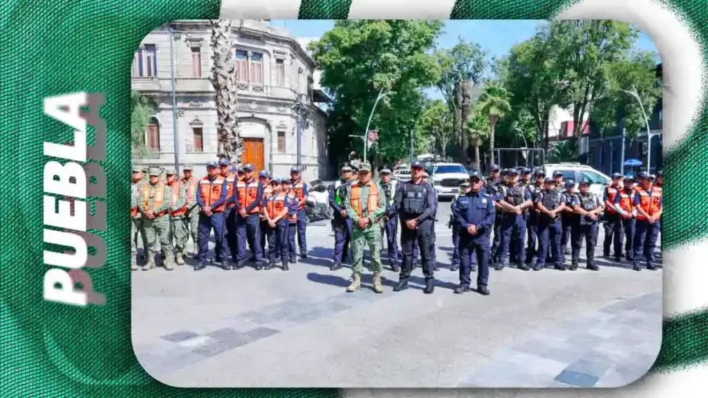 Despliegan operativo “Unidos Por Ti” en Puebla para blindar la fiesta del Mundial 2026