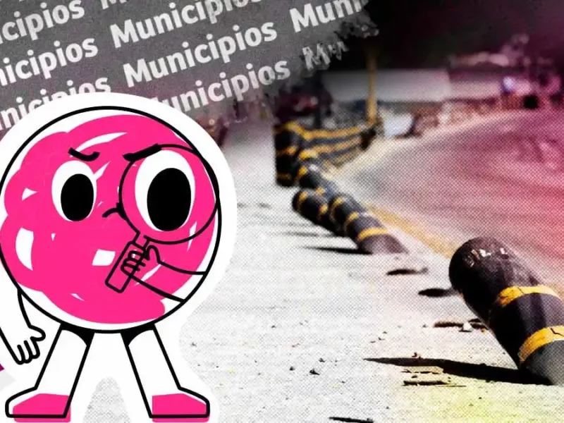 Movilidad Municipal ignora bolardos chocados y vandalizados en Puebla; vecinos exigen atención a estructuras públicas