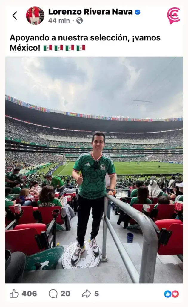 Presume el priista Lorenzo Nava asistencia a la inauguración del Mundial 2026