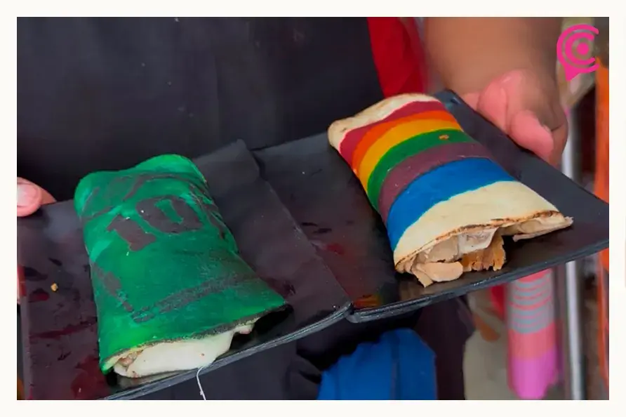 Taquería de Puebla lanza tacos inspirados en el orgullo LGBT y el Mundial 2026