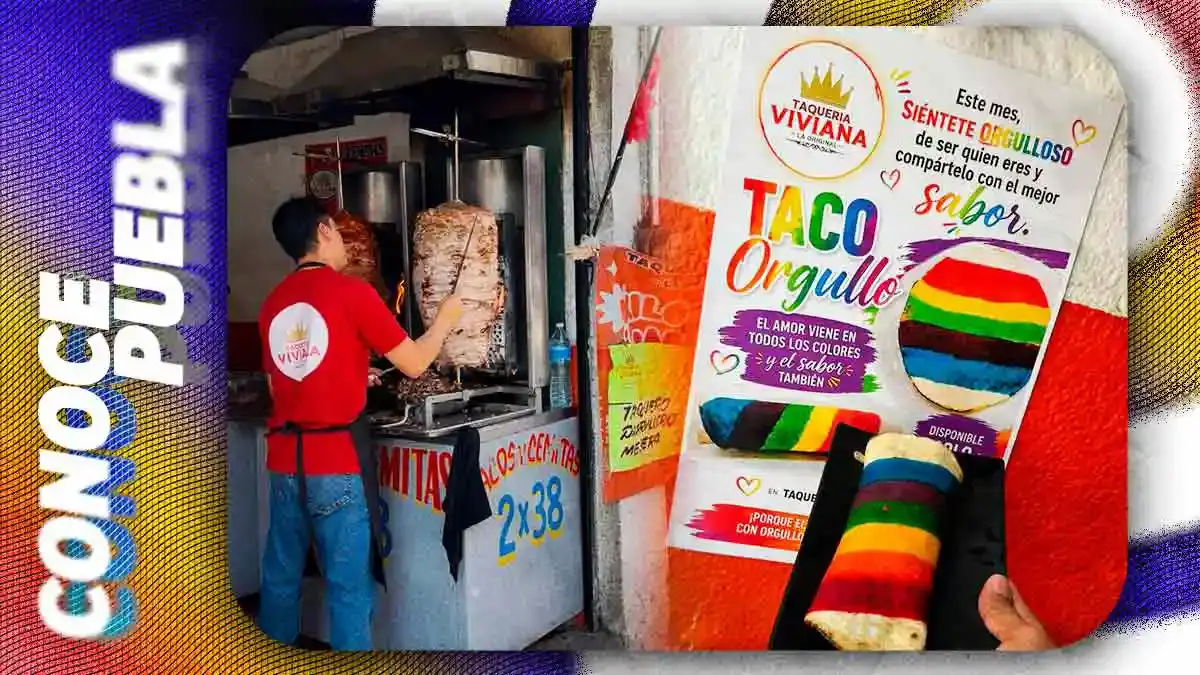Taquería de Puebla lanza tacos inspirados en el orgullo LGBT y el Mundial 2026