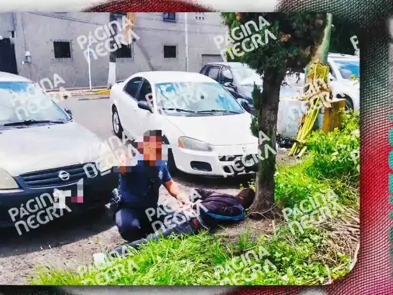 Persecución en San Andrés Cholula termina con detención de delincuente; policías frustran asalto a cuentahabiente