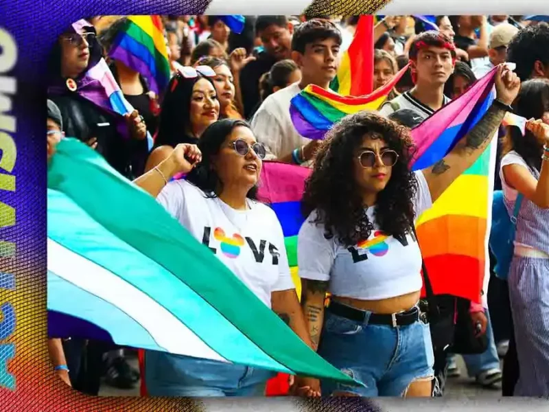 Marcha LGBT exige reconocimiento de infancias trans en Puebla 