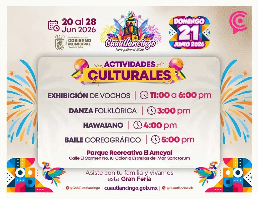 Organizan caravana por el Día Mundial del Vocho en la Feria de Cuautlancingo 2026