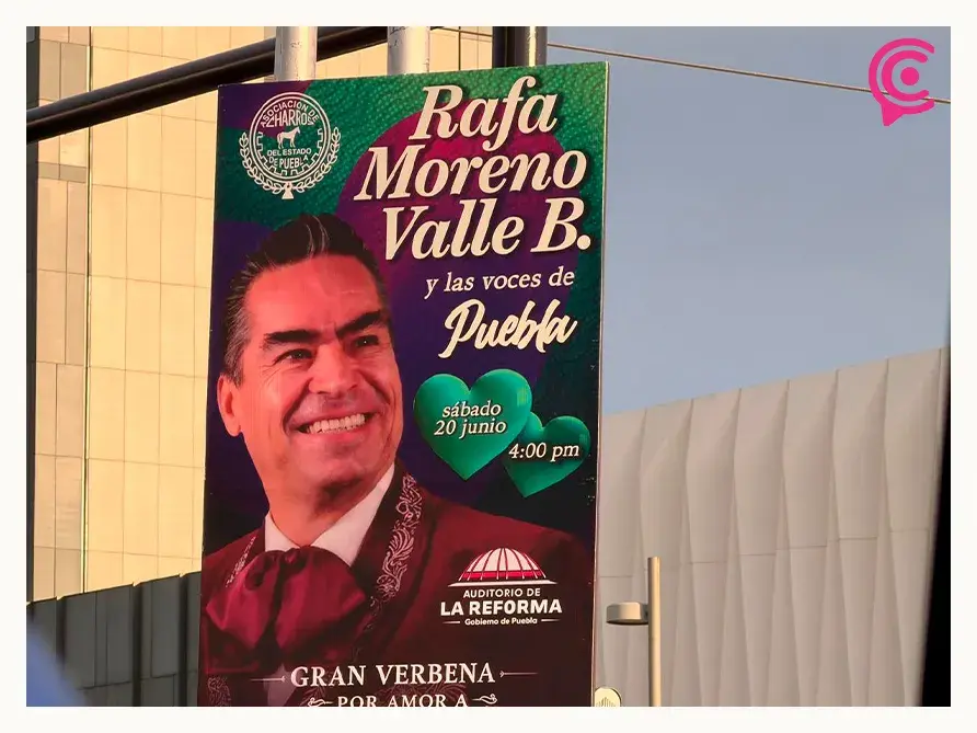 Rafael Moreno Valle Buitrón promueve su imagen rumbo a 2027 con concierto en Los Fuertes