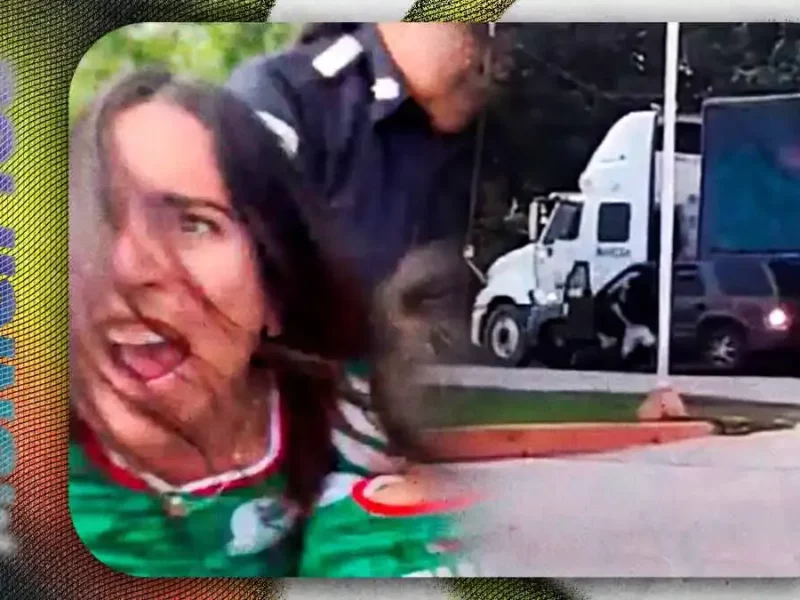 Exhiben antecedentes en Oaxaca de mujer detenida tras altercado en San Andrés Cholula