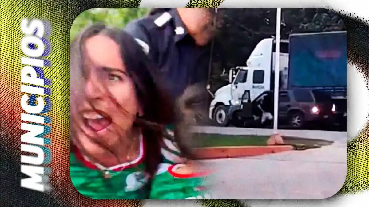 Exhiben antecedentes en Oaxaca de mujer detenida tras altercado en San Andrés Cholula