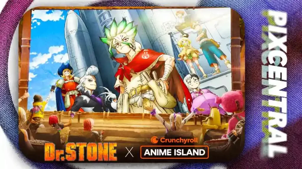 Fortnite celebra el final de Dr. Stone con la Isla Anime de Crunchyroll