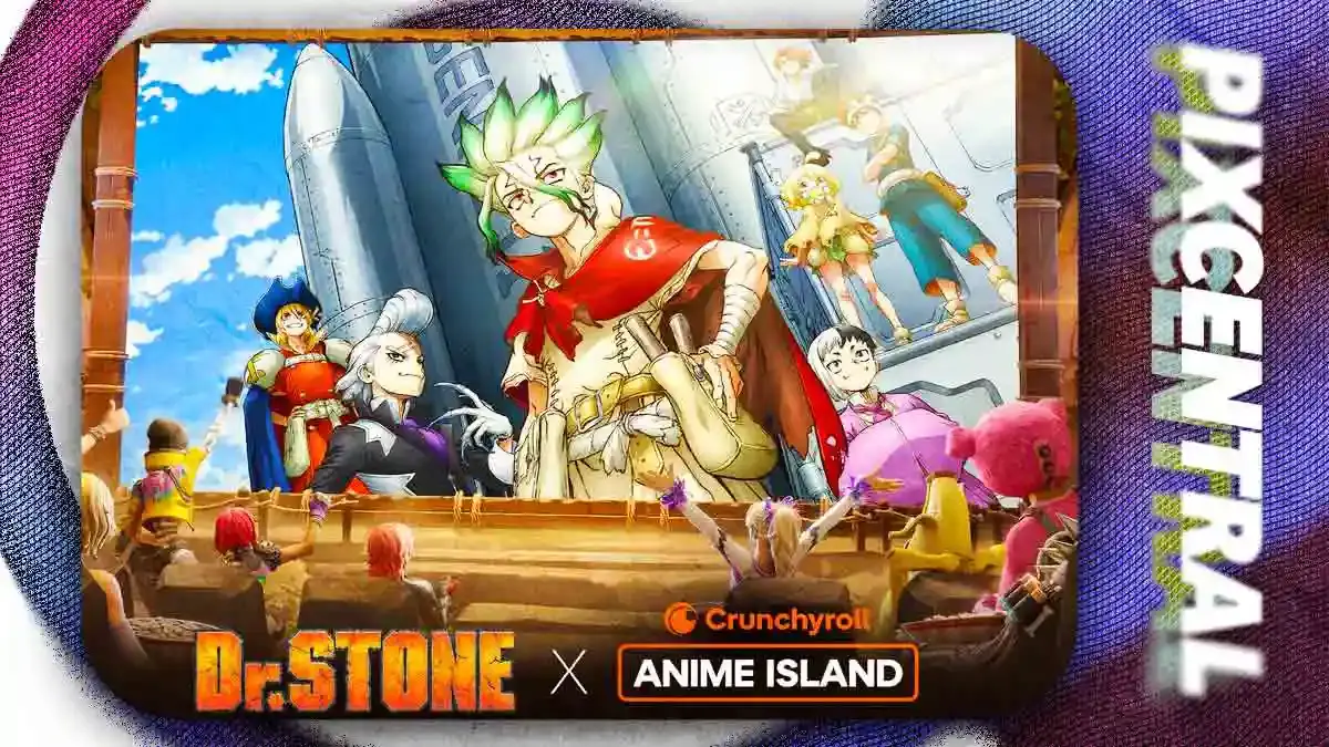 Fortnite celebra el final de Dr. Stone con la Isla Anime de Crunchyroll