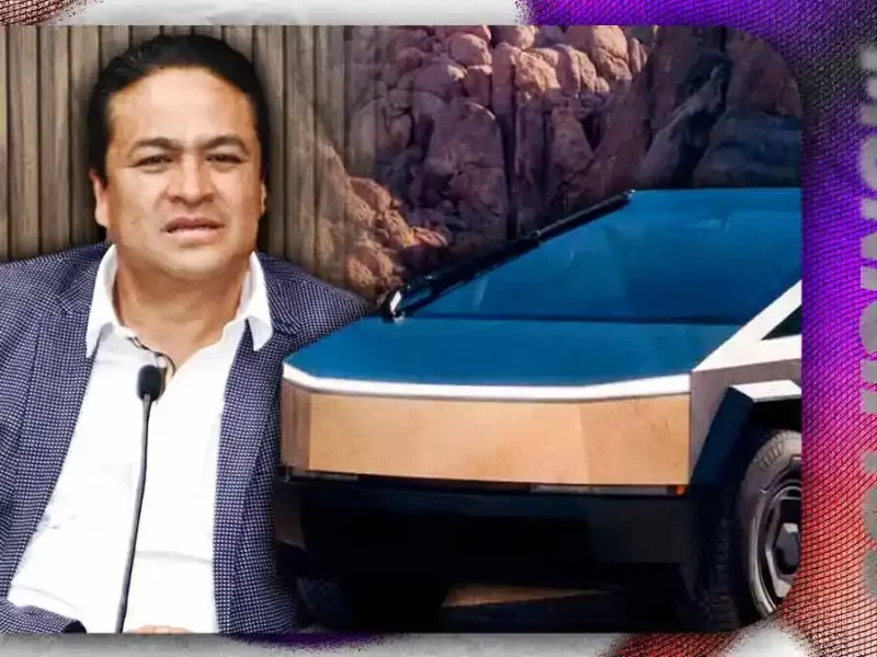 Alcalde de Chignahuapan, Juan Rivera, rechaza tener Cybertruck; pide respeto a la prensa