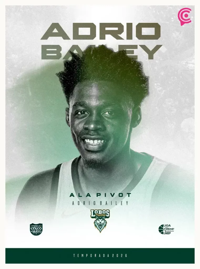 Lobos Puebla refuerza su plantilla con el experimentado Adrio Bailey