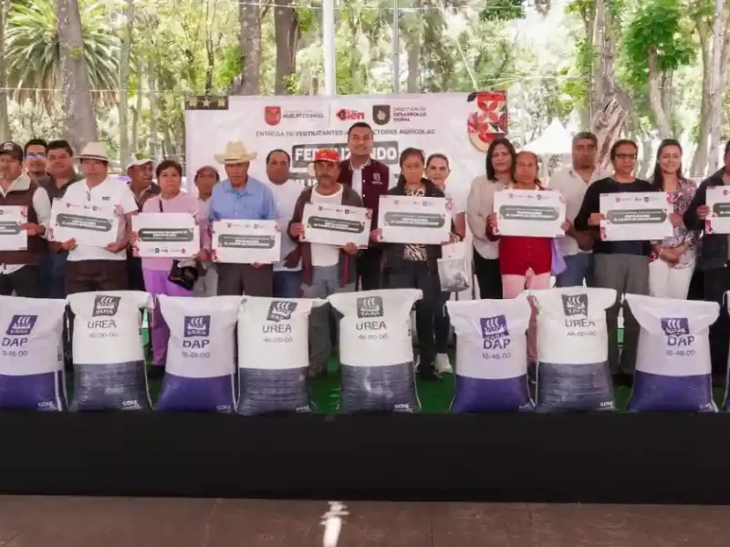 Roberto Solís arranca segundo año del programa “Fertilizando el Campo de Huejotzingo”; beneficiará a más de 2 mil productores