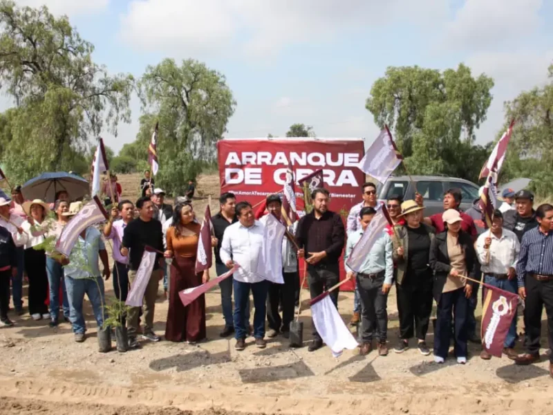 Inicia ampliación de camino que conectará San Mateo Tlaixpan con Huixcolotla