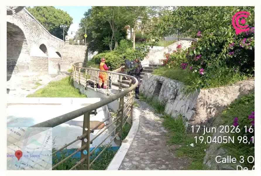 Ayuntamiento de Puebla rescata el Puente de Ovando e intensifica mantenimiento en el Centro Histórico