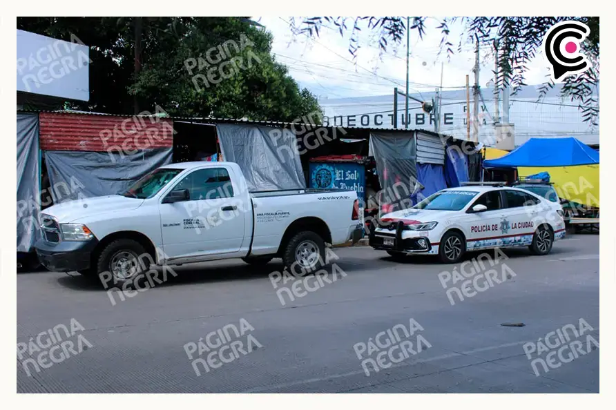 Hombre con alcoholismo crónico murió frente al Mercado Hidalgo en Puebla