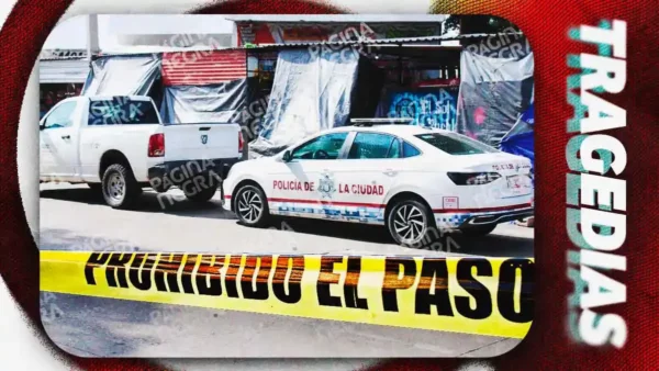 Hombre con alcoholismo crónico murió frente al Mercado Hidalgo en Puebla