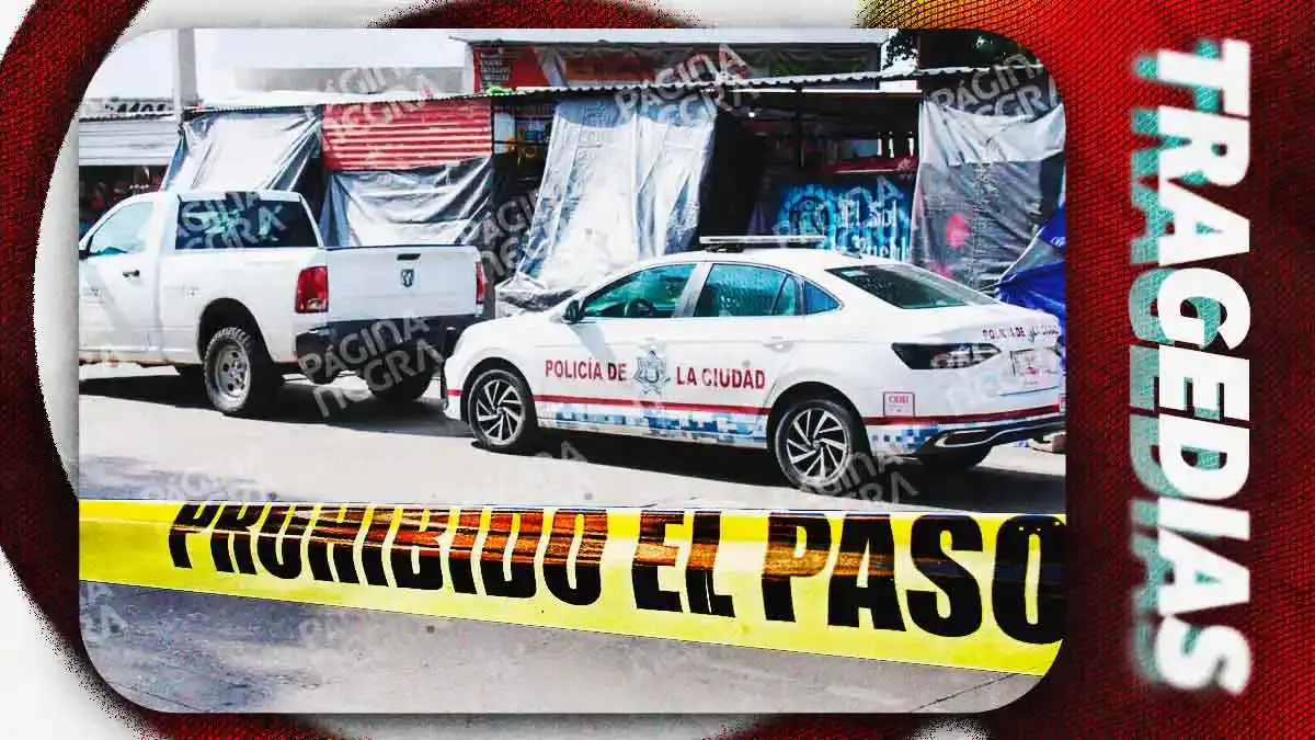 Hombre con alcoholismo crónico murió frente al Mercado Hidalgo en Puebla