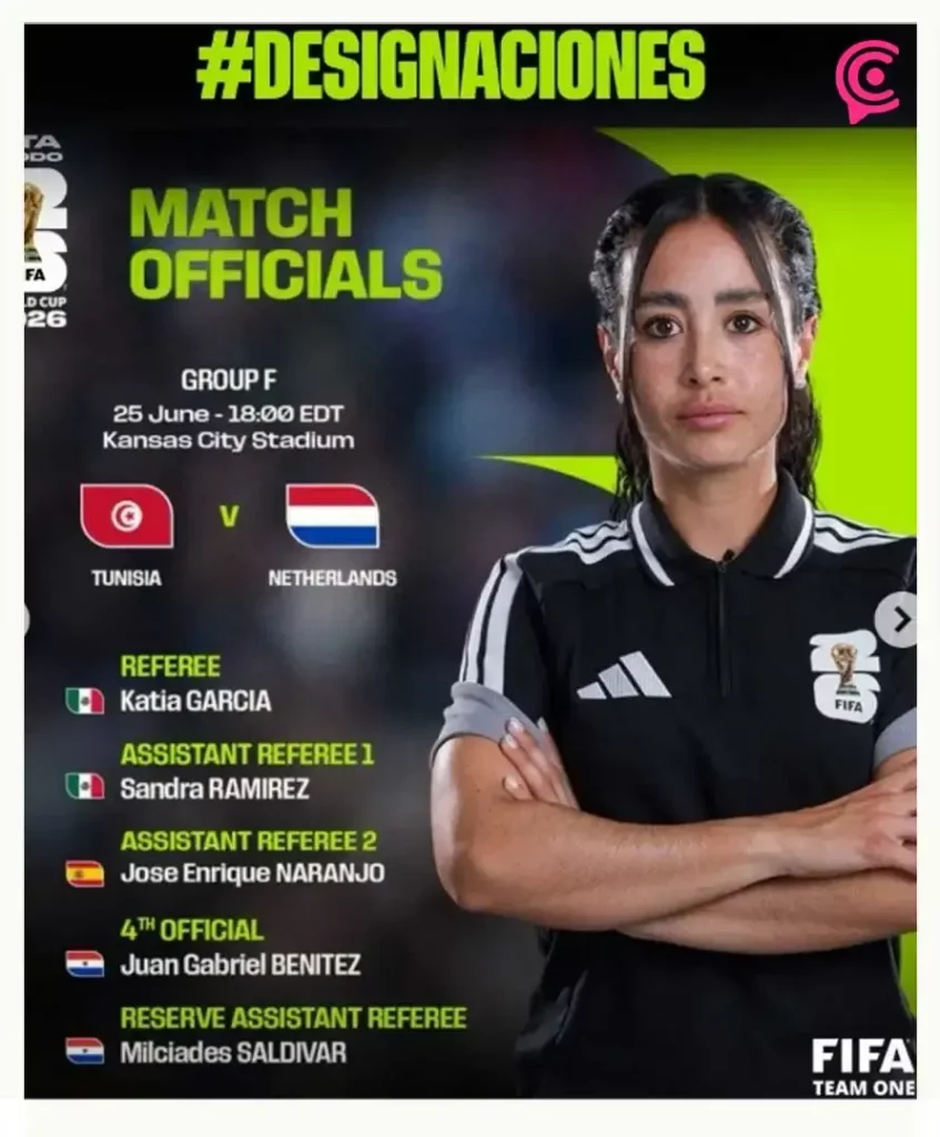 Katia Itzel hará historia en el Mundial 2026 como la primera árbitra central mexicana