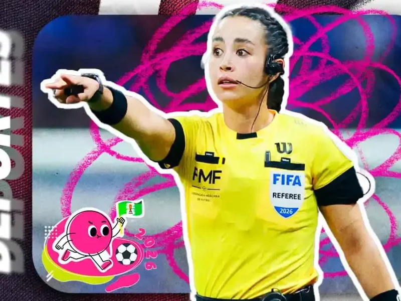 Katia Itzel hará historia en el Mundial 2026 como la primera árbitra central mexicana
