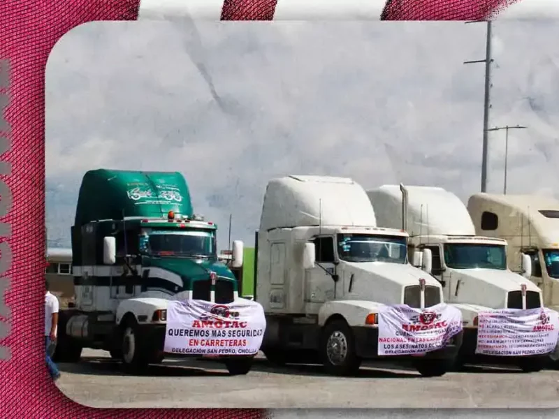 Amotac anuncia movilización masiva de transportistas en México; amenazan con cierres viales en Puebla