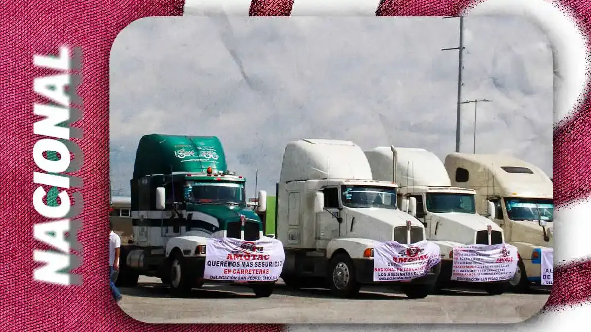 Amotac anuncia movilización masiva de transportistas en México; amenazan con cierres viales en Puebla